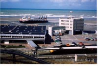 Hoverspeed SRN4 MkIIIs at Boulogne Hoverport